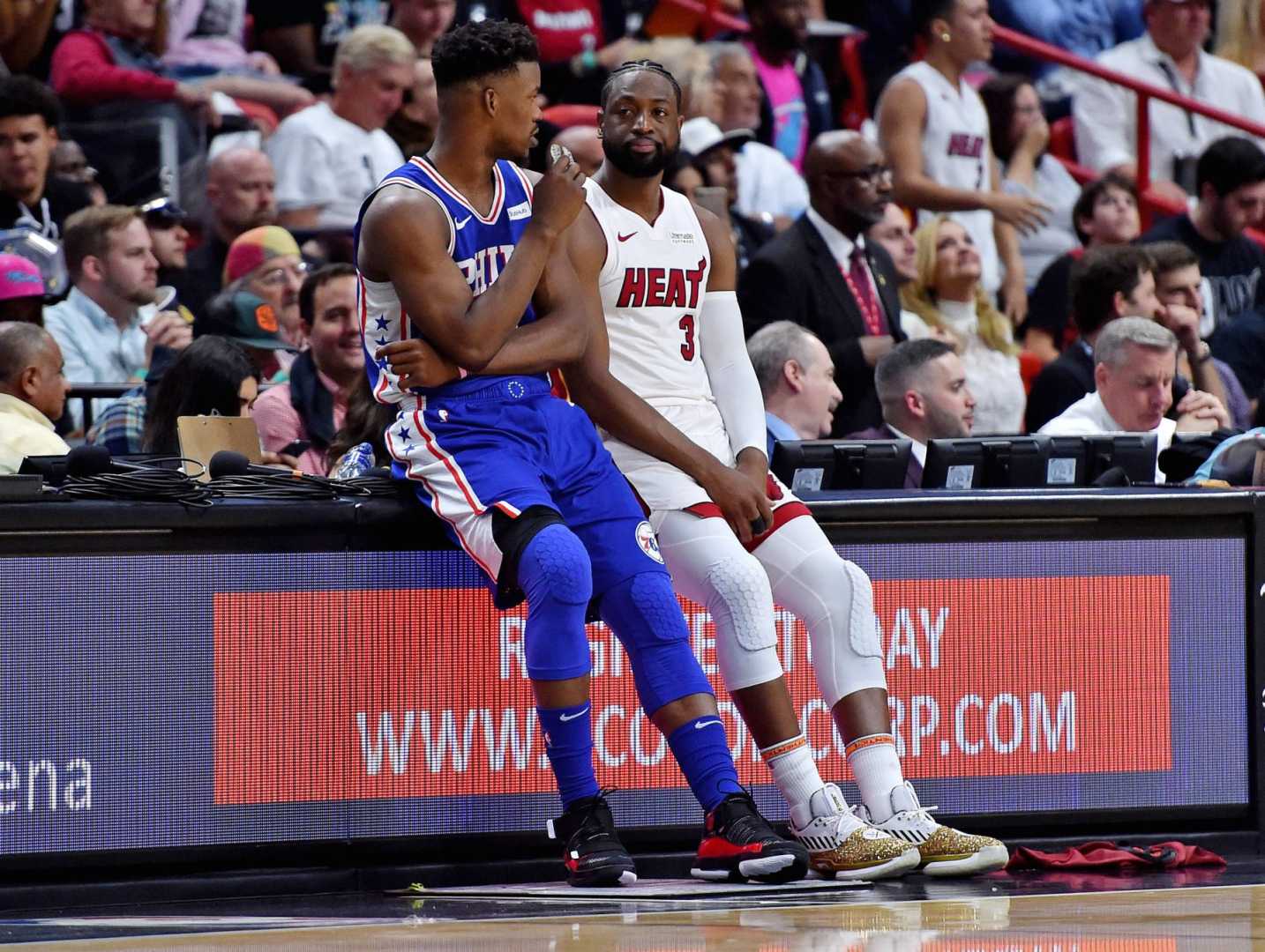 Jimmy Butler And Dwyane Wade Miami Heat