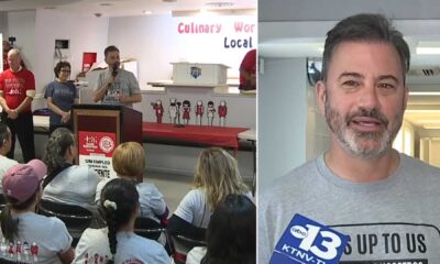 Jimmy Kimmel With Culinary Workers