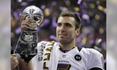 Joe Flacco Playing For The Baltimore Ravens