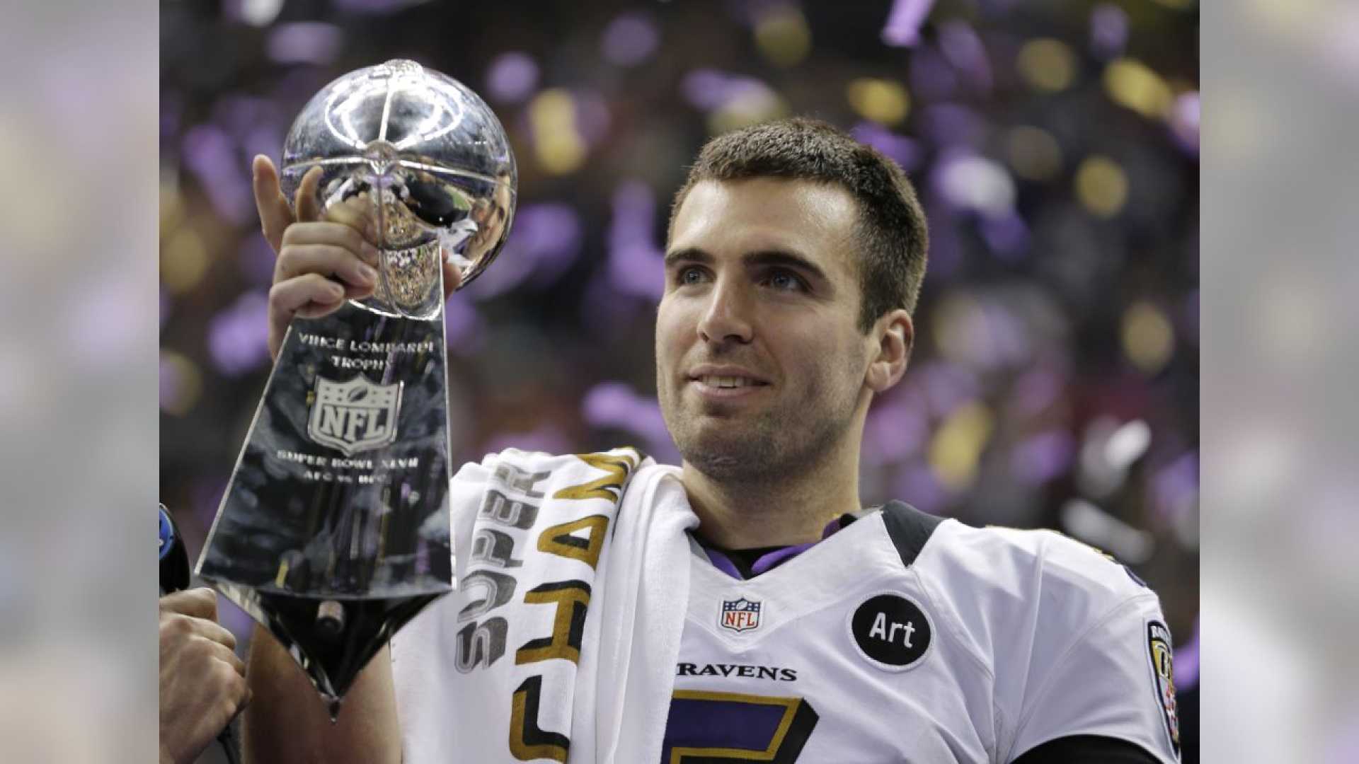 Joe Flacco Playing For The Baltimore Ravens