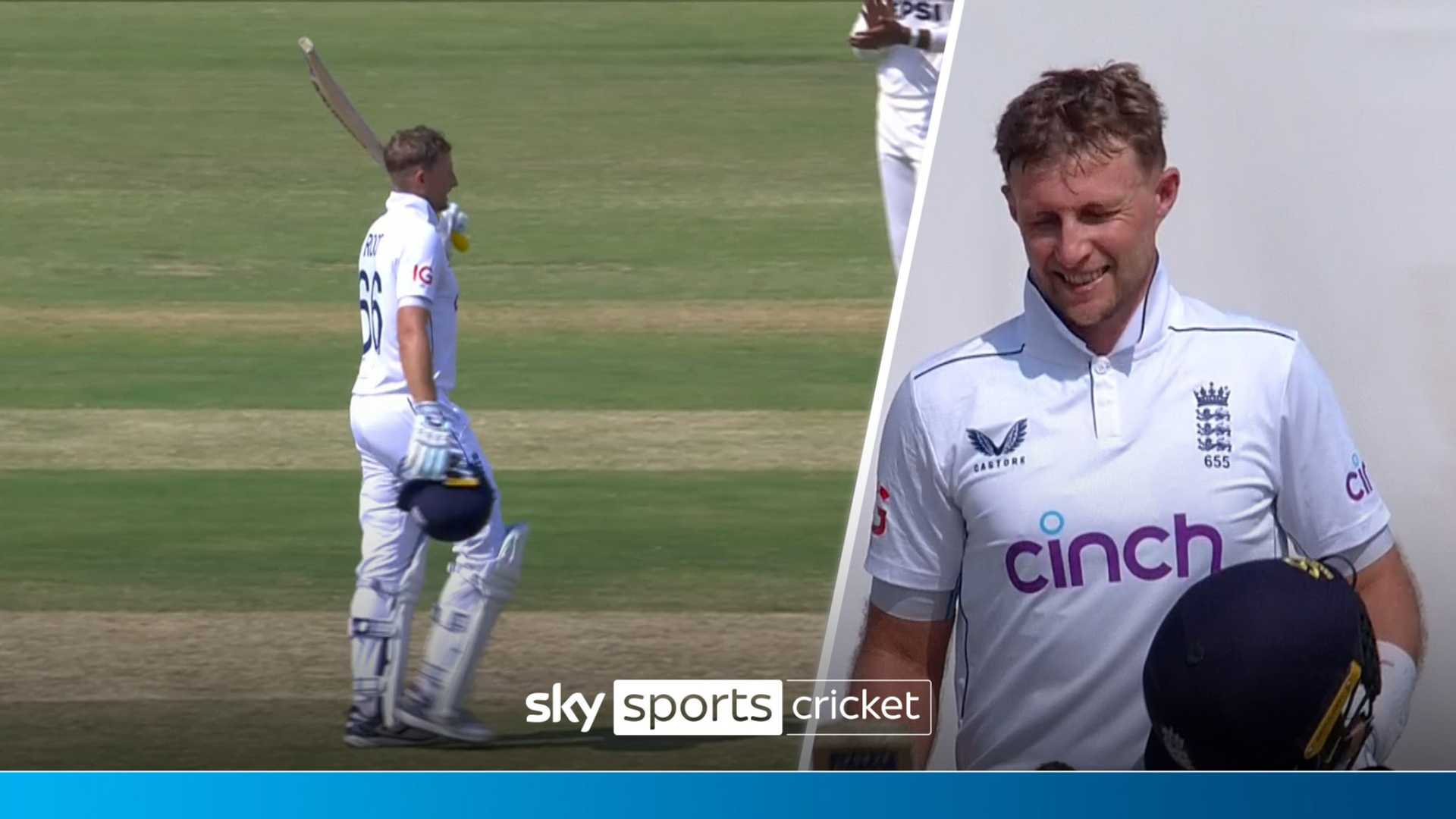 Joe Root Double Century Celebration