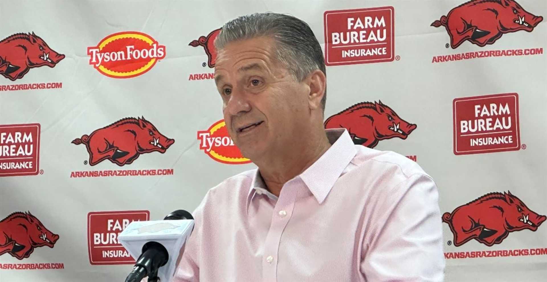 John Calipari Arkansas Razorbacks