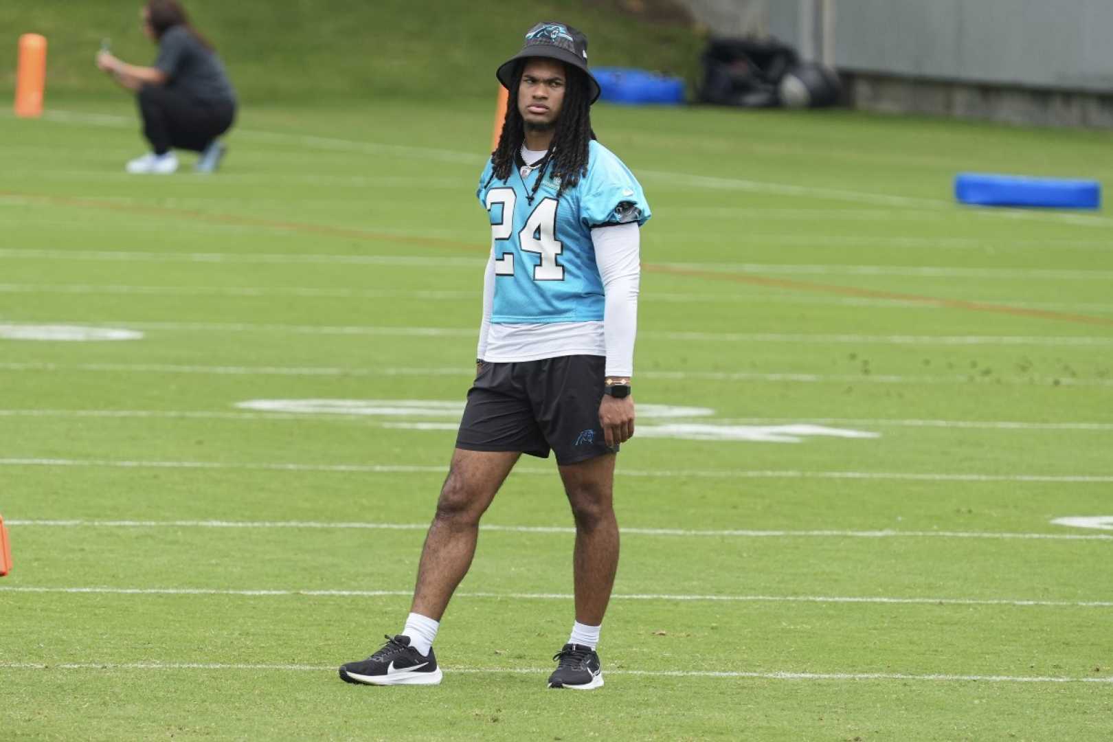 Jonathon Brooks Carolina Panthers Practice