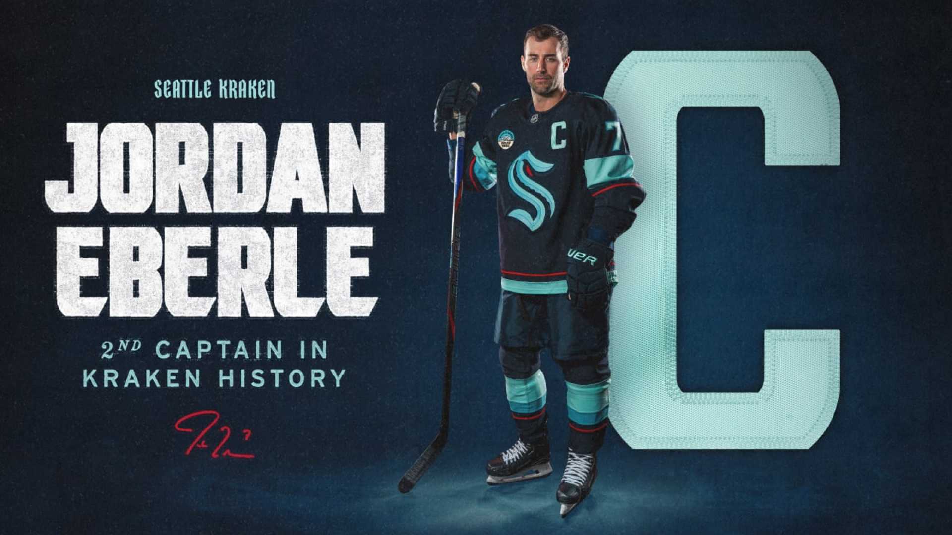 Jordan Eberle Seattle Kraken Captain