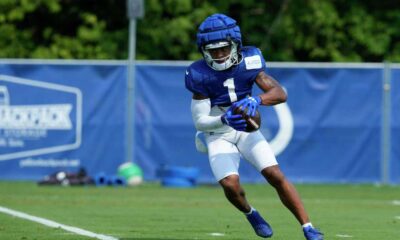 Josh Downs Indianapolis Colts Practice