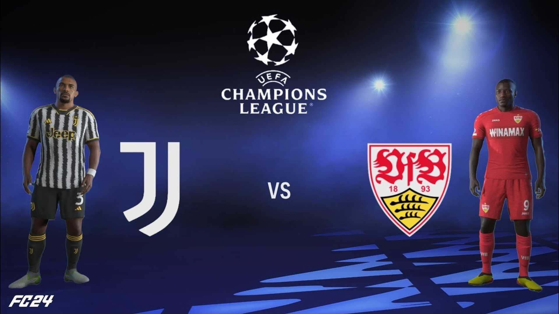 Juventus Vs Vfb Stuttgart Uefa Champions League Match