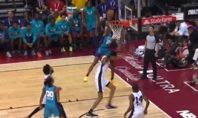 Kai Jones Dunks In Basketball Game