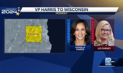 Kamala Harris And Liz Cheney In Waukesha County Wisconsin