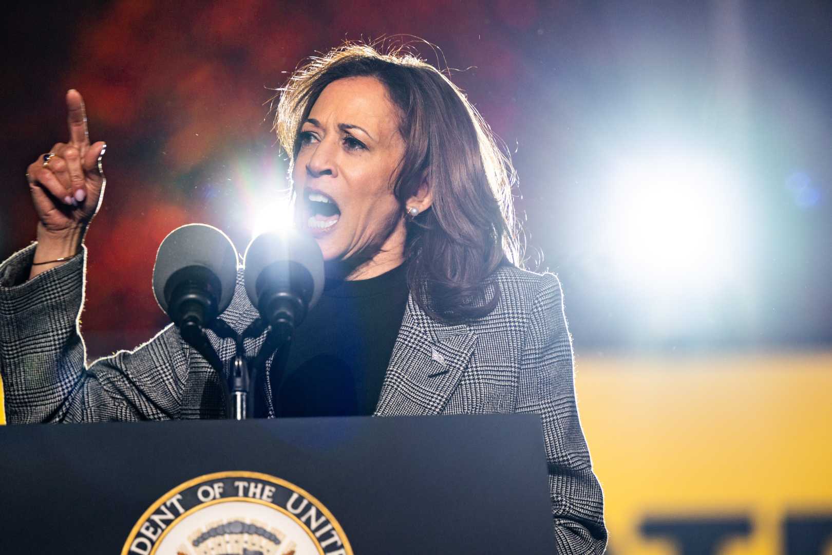 Kamala Harris Ellipse Rally Washington D.c.