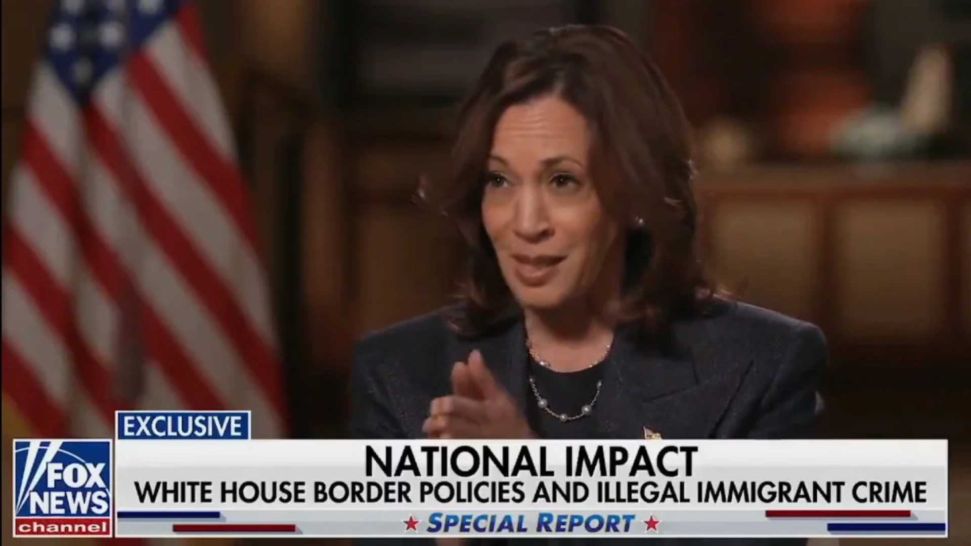 Kamala Harris Special Report Interview