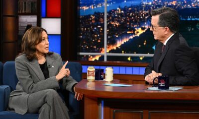 Kamala Harris Stephen Colbert Interview 2023