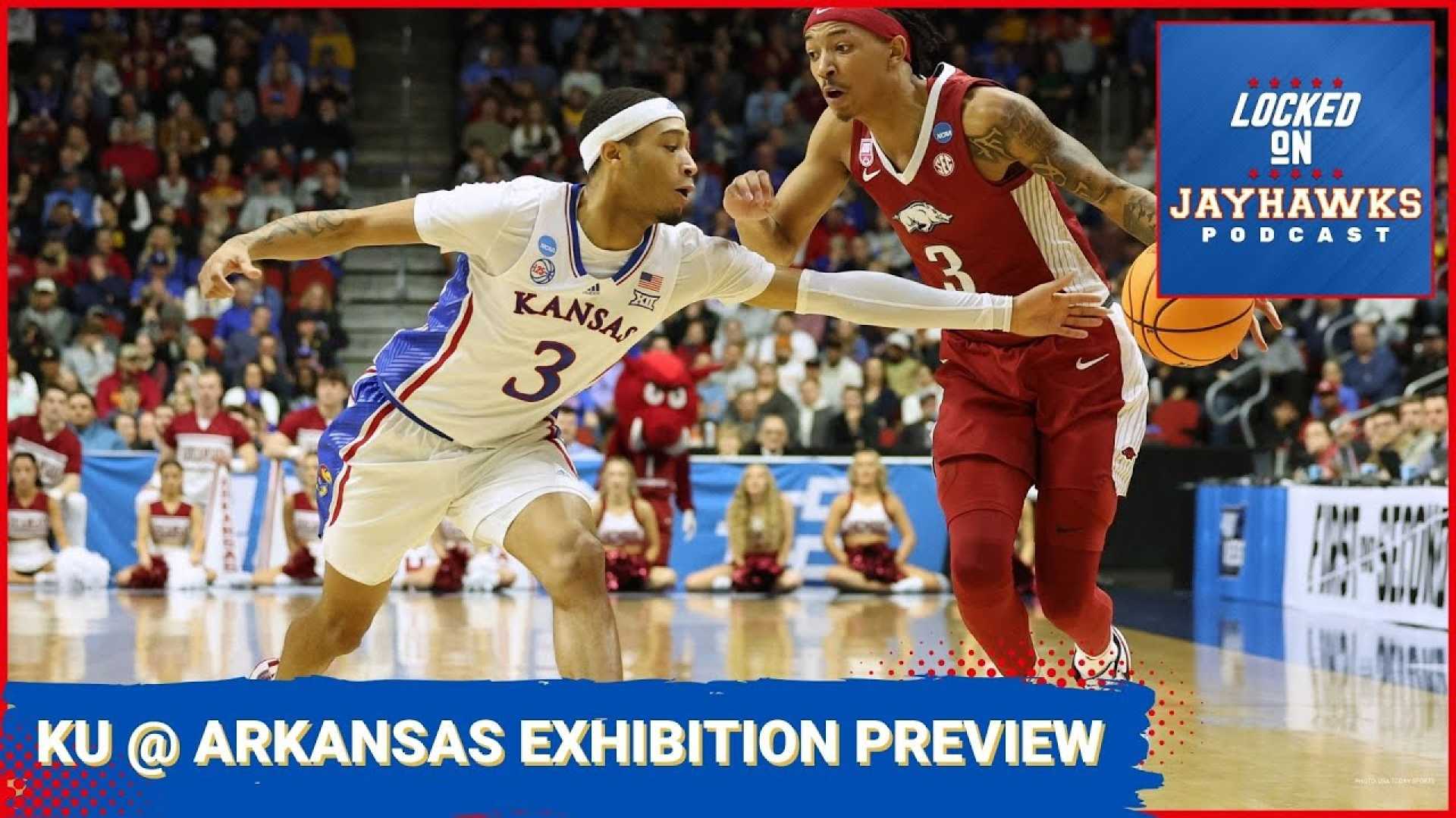 Kansas Jayhawks Vs Arkansas Razorbacks Basketball Exhibition Game