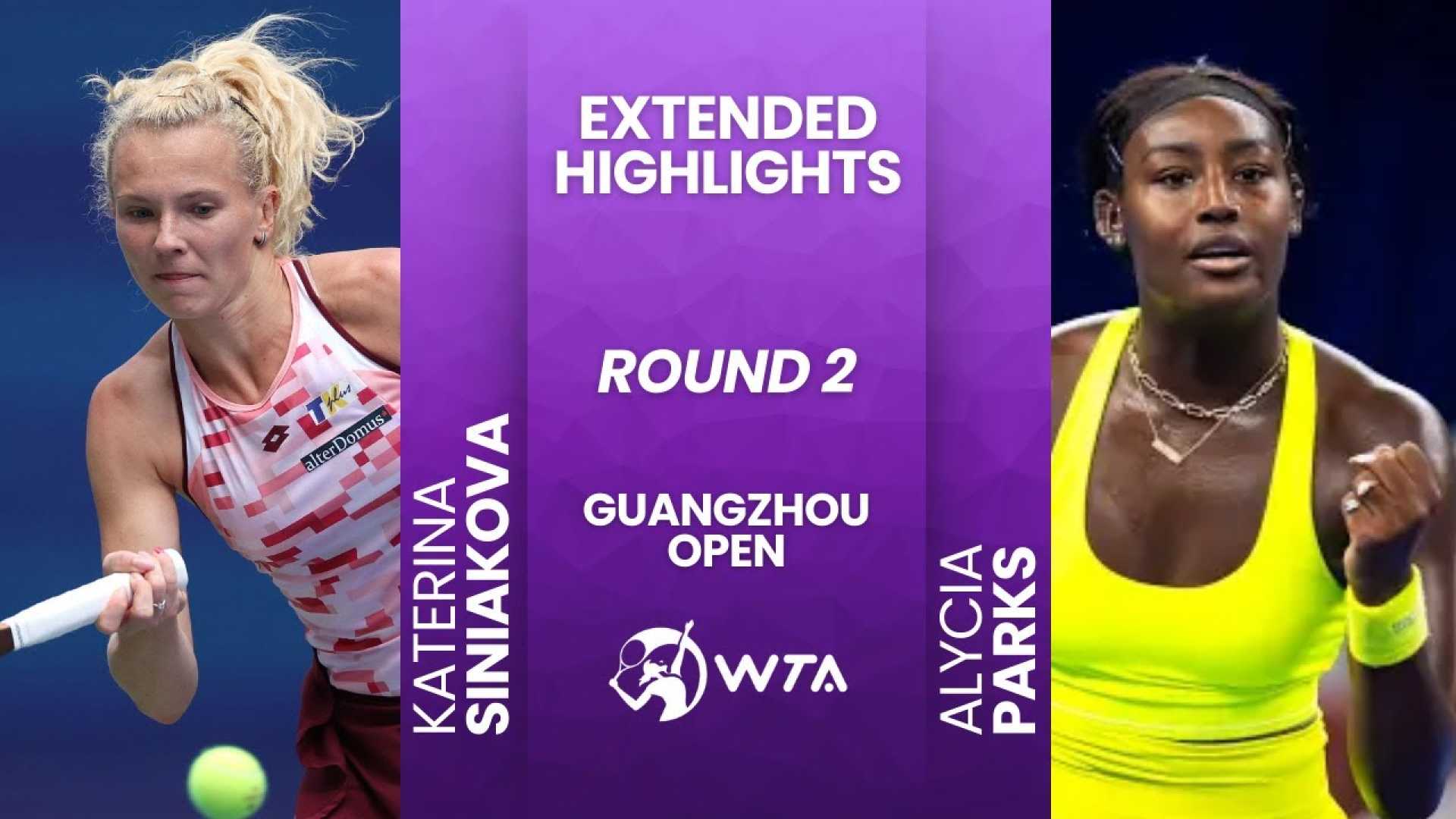 Katerina Siniakova Guangzhou Open 2024