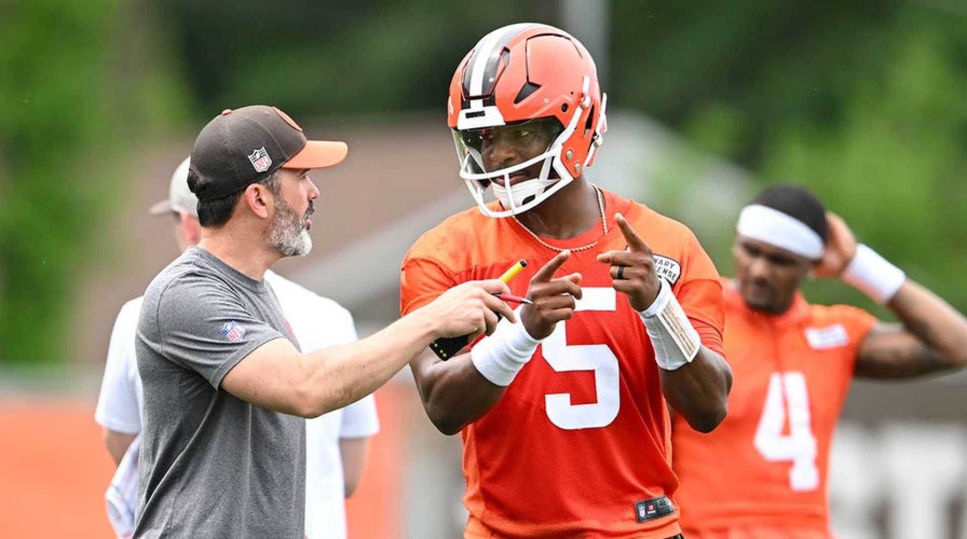 Kevin Stefanski And Jameis Winston Cleveland Browns