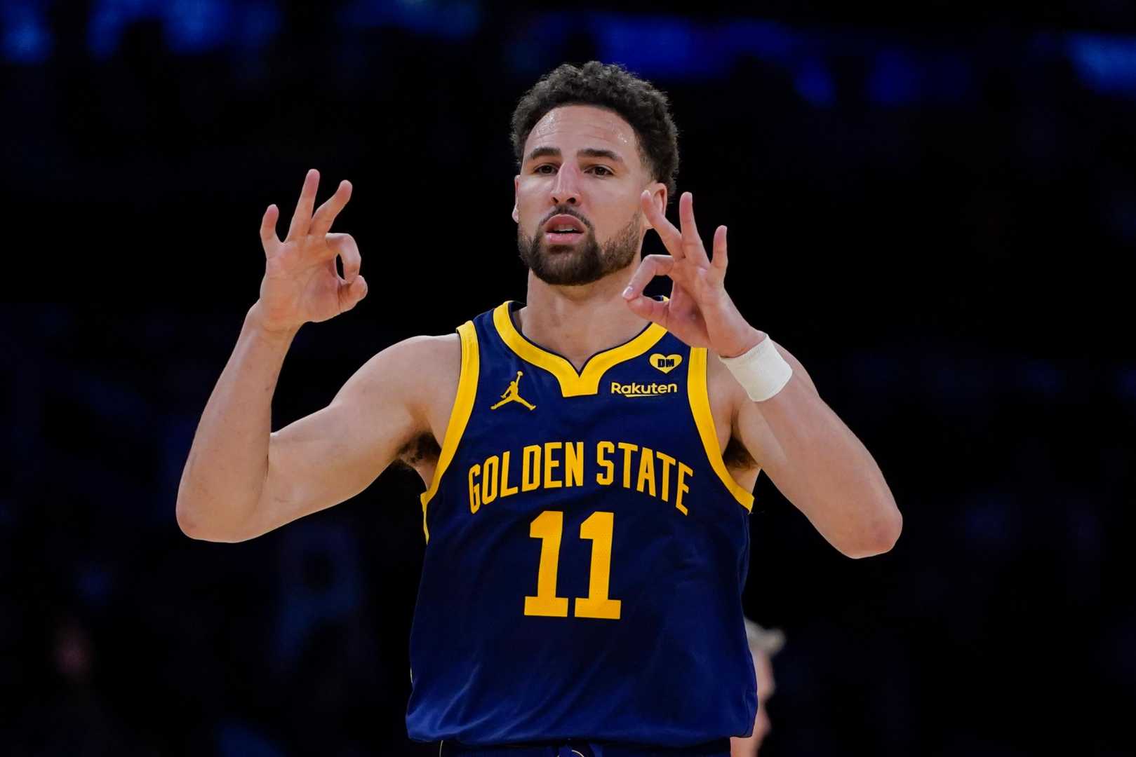 Klay Thompson Golden State Warriors Dallas Mavericks