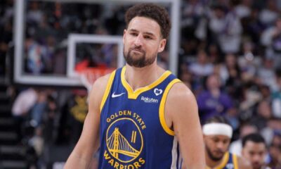 Klay Thompson Playing For The Golden State Warriors