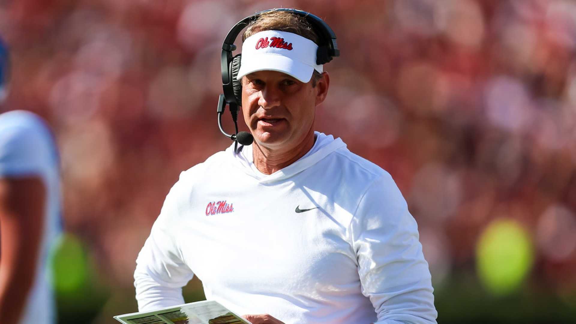 Lane Kiffin Ole Miss Football Fake Injuries