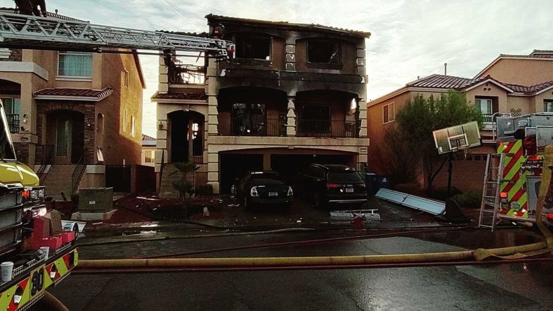 Las Vegas House Fire Southwest