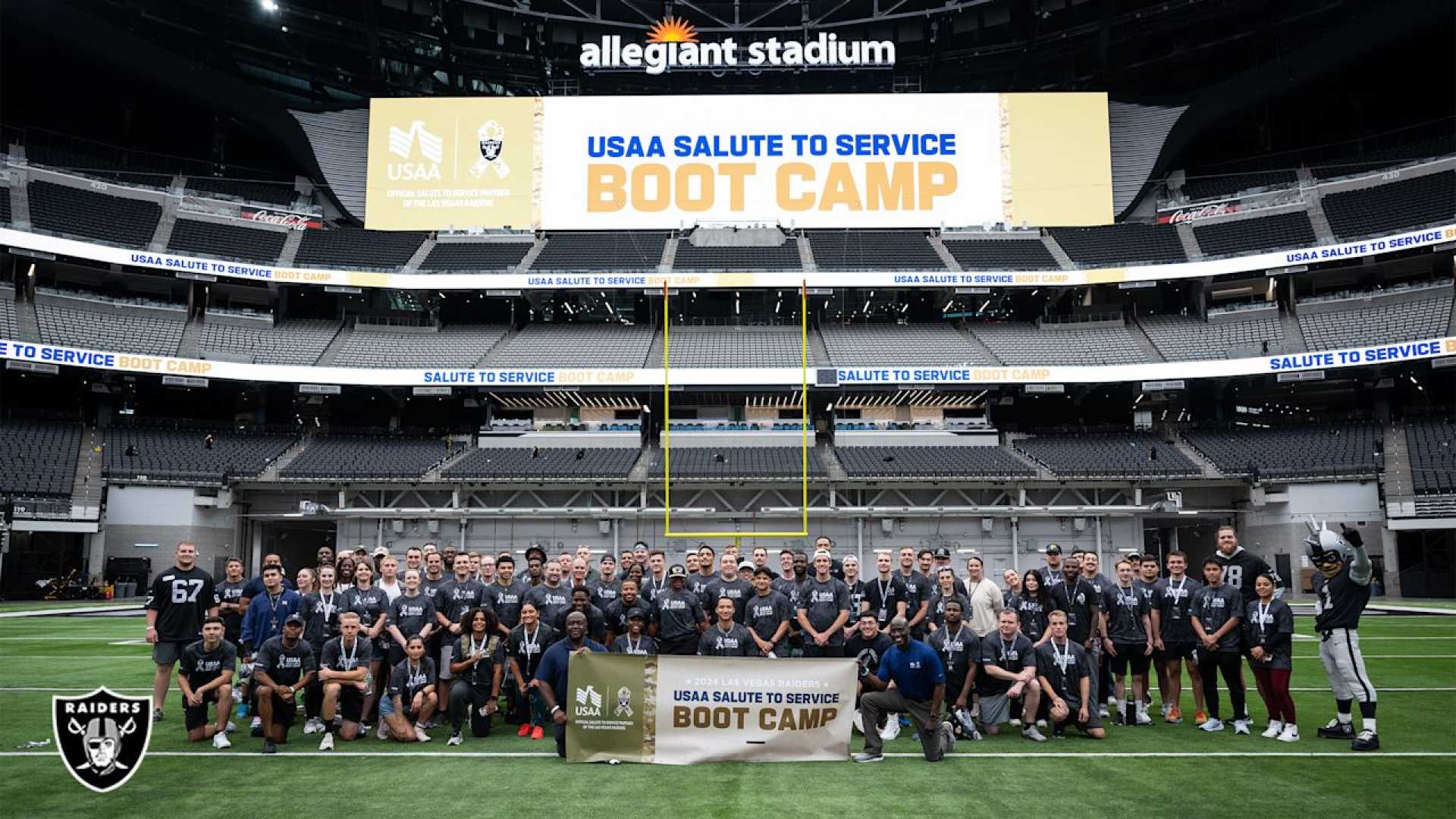 Las Vegas Raiders Usaa Salute To Service Boot Camp