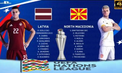 Latvia Vs North Macedonia Football