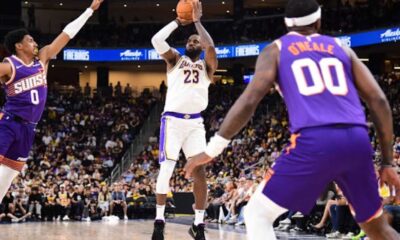 Lebron James And Rui Hachimura Los Angeles Lakers