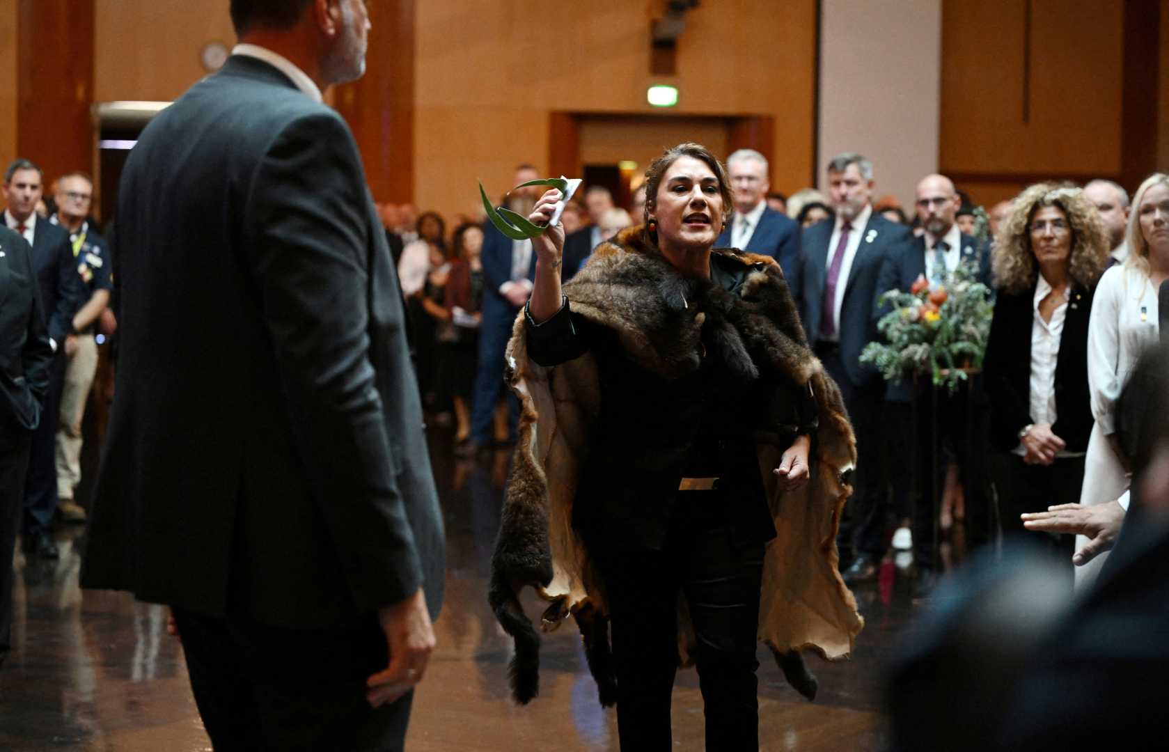 Lidia Thorpe Protesting King Charles At Parliament House Canberra