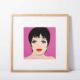 Liza Minnelli With Andy Warhol Portraits