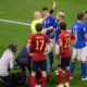 Lorenzo Pellegrini Italy Belgium Red Card