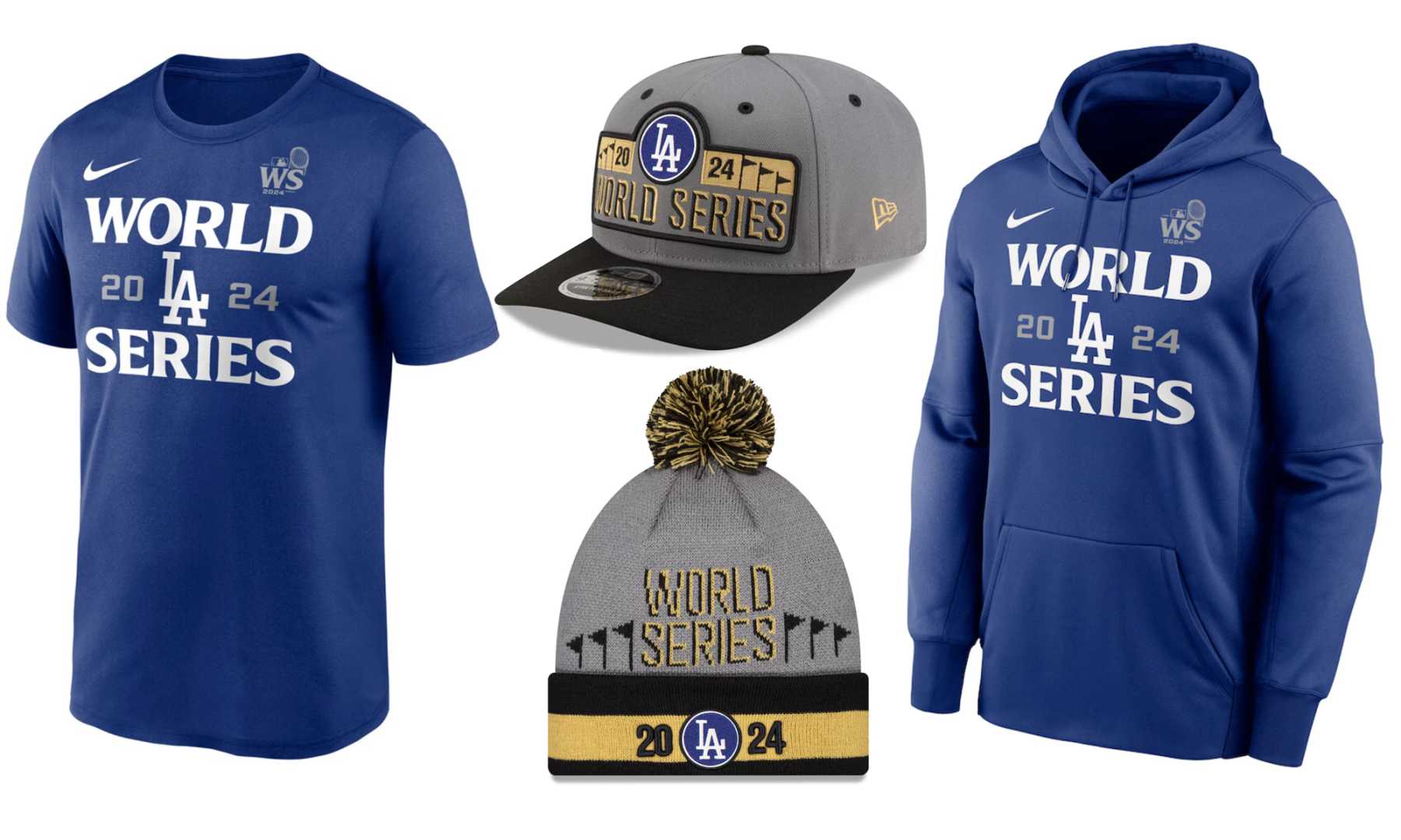 Los Angeles Dodgers 2024 World Series Champions Hats