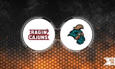 Louisiana Ragin' Cajuns Vs Coastal Carolina Chanticleers Football