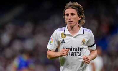 Luka Modrić On The Field With Real Madrid