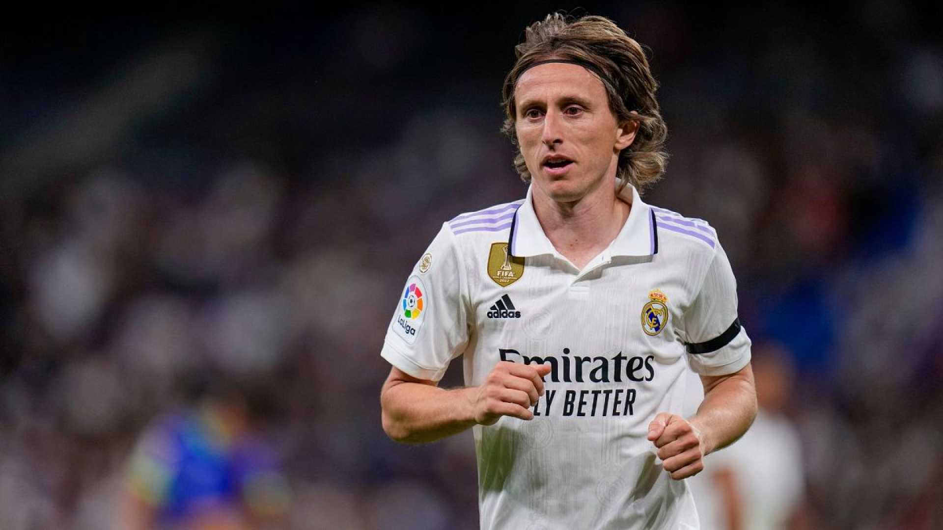 Luka Modrić On The Field With Real Madrid