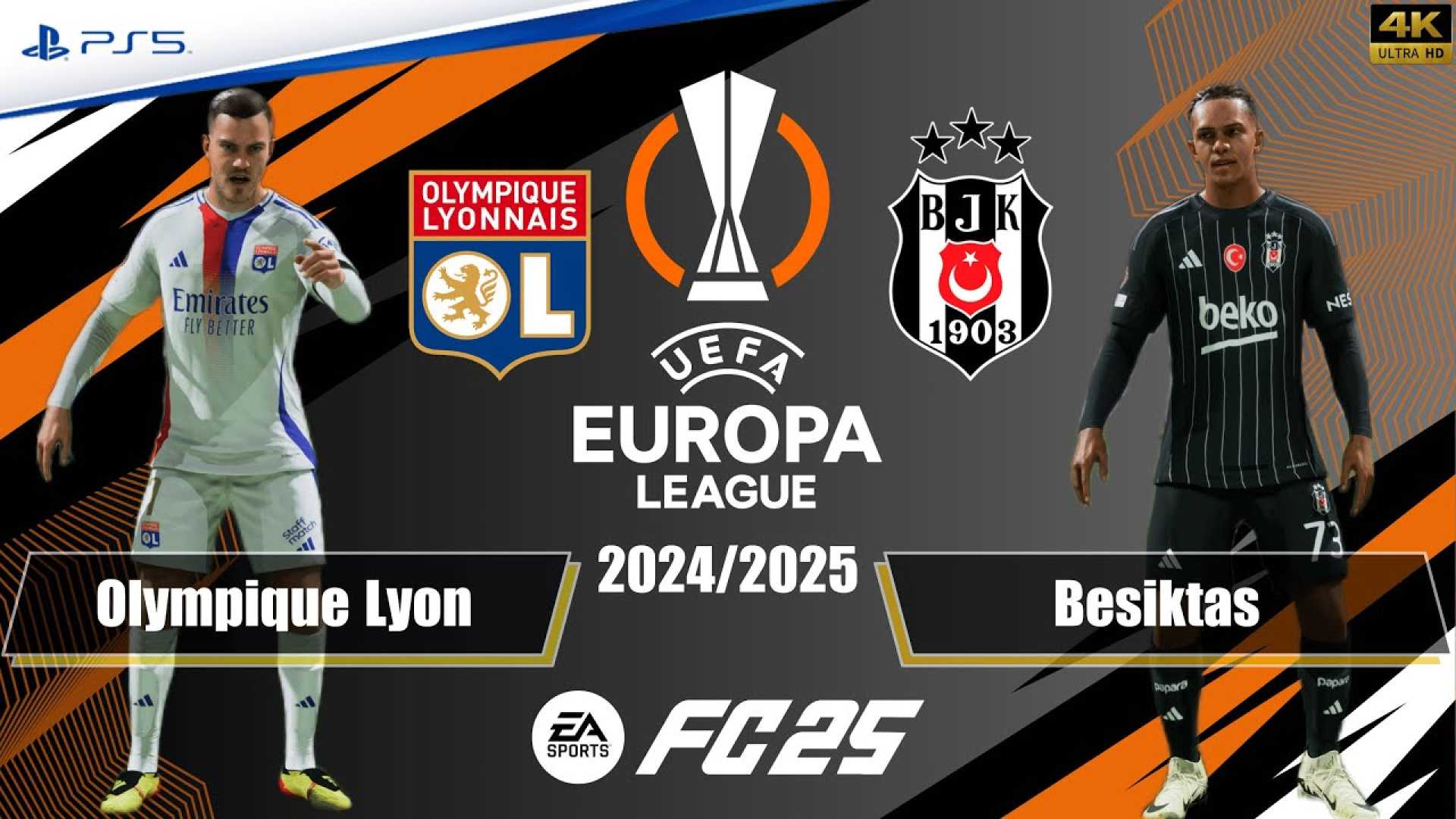 Lyon Vs Beşiktaş Uefa Europa League Match