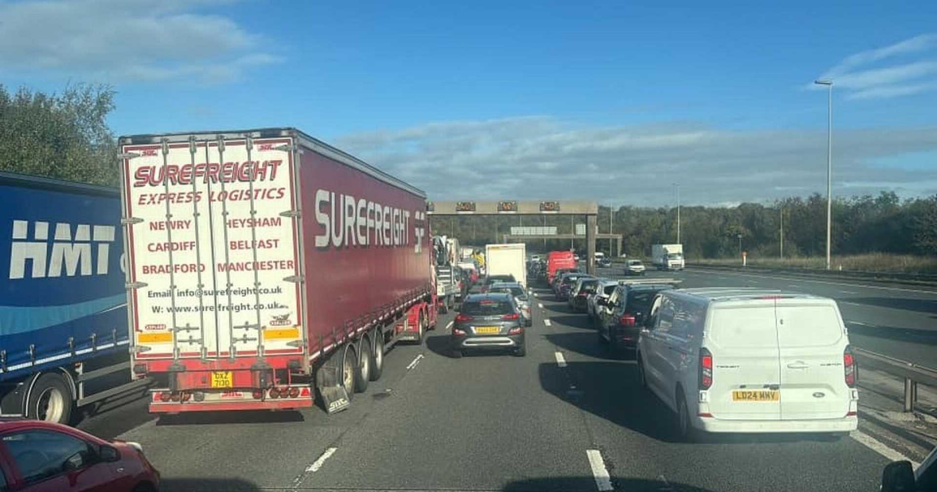 M6 Traffic Congestion Preston