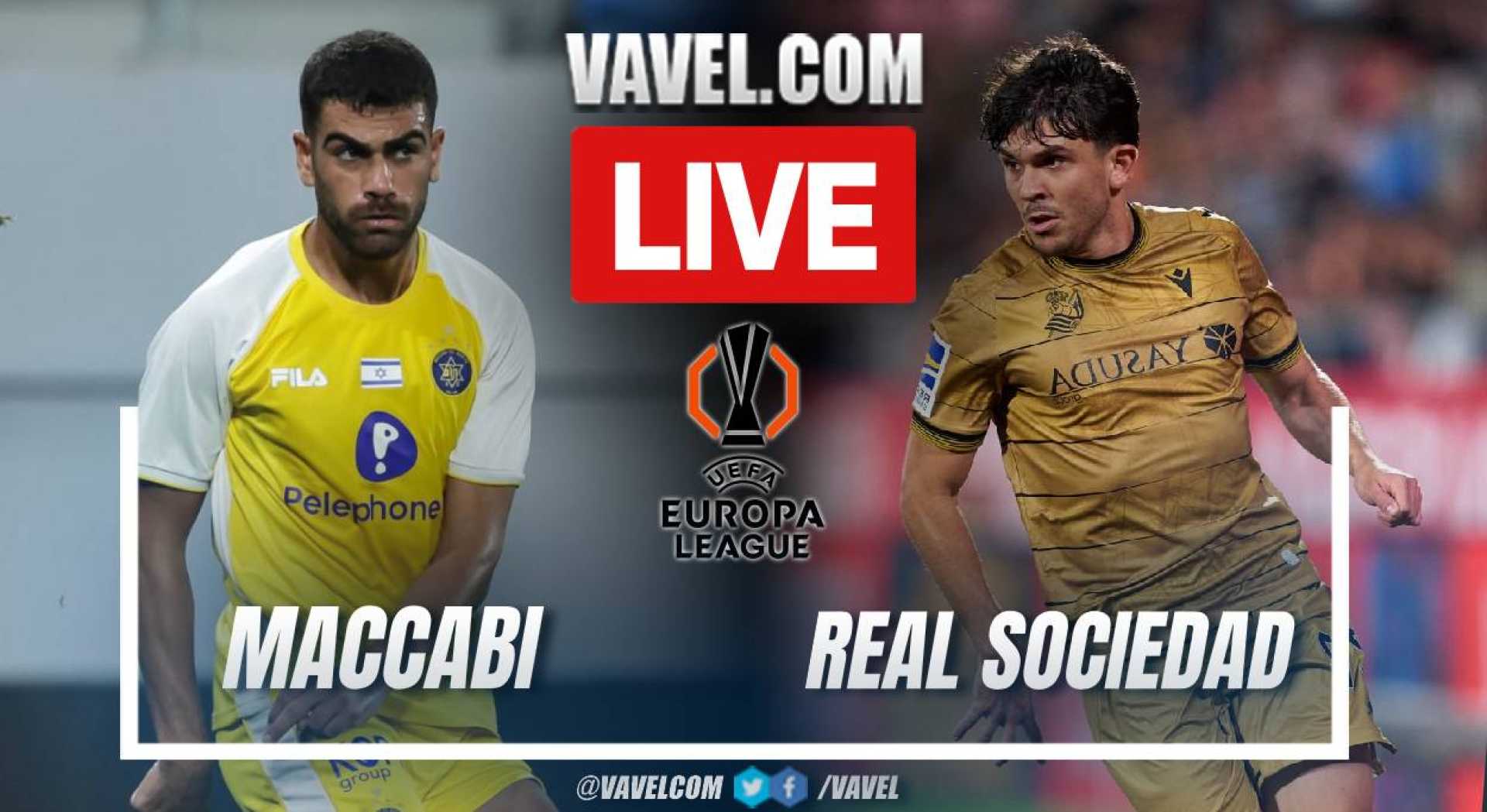 Maccabi Tel Aviv Vs Real Sociedad Uefa Europa League Match