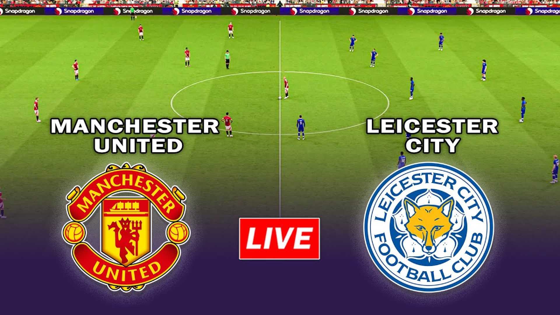 Manchester United Vs Leicester City Carabao Cup Match