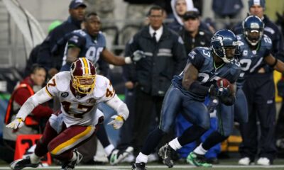 Marcus Trufant Seattle Seahawks Flag Raising