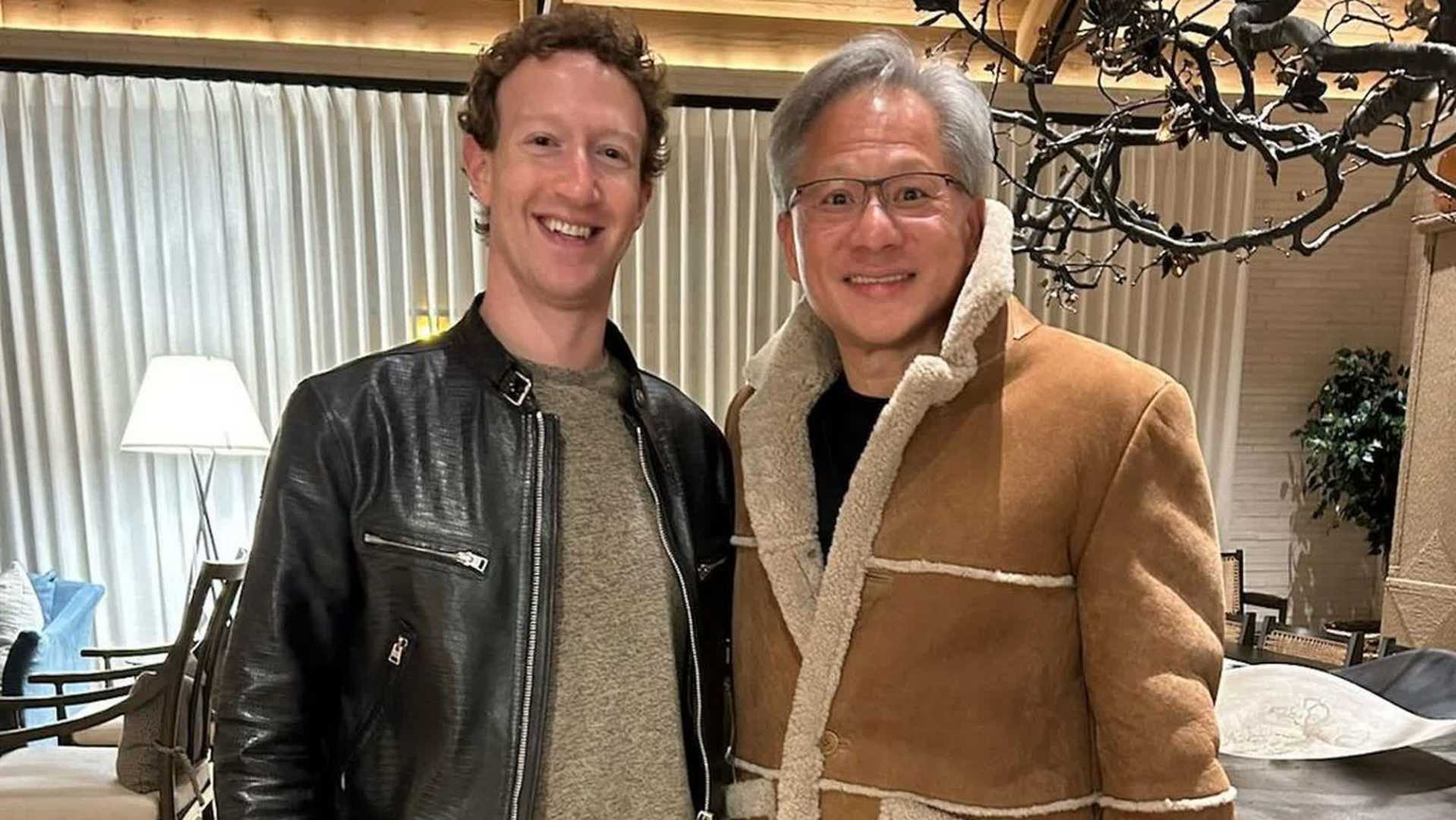 Mark Zuckerberg And Jensen Huang Wealth Increase 2024