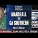 Marshall Vs Georgia State Football