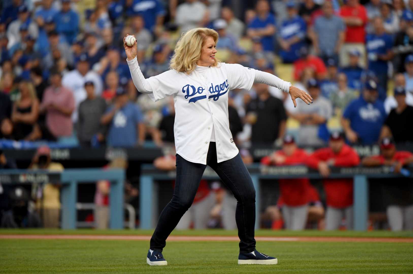 Mary Hart World Series Game 1