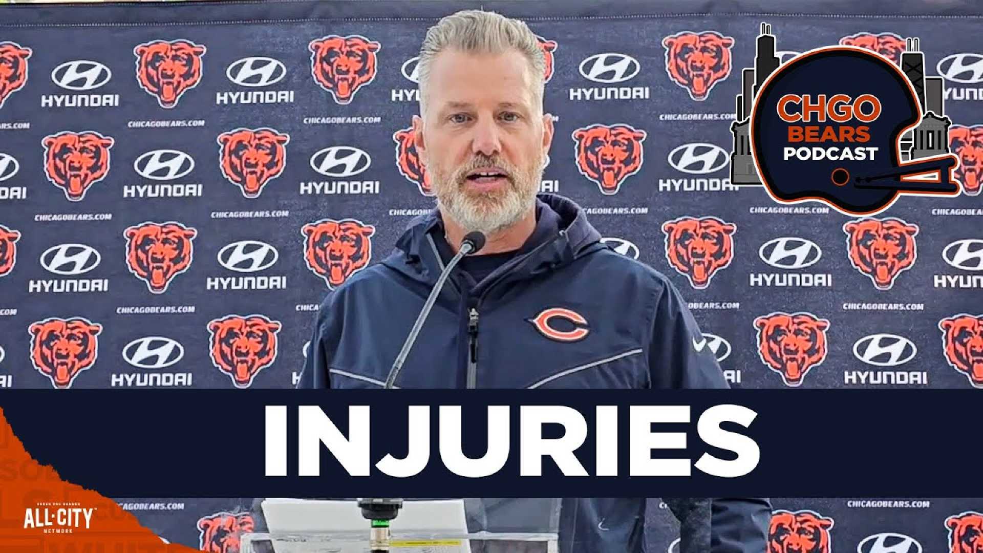 Matt Eberflus Chicago Bears Injuries