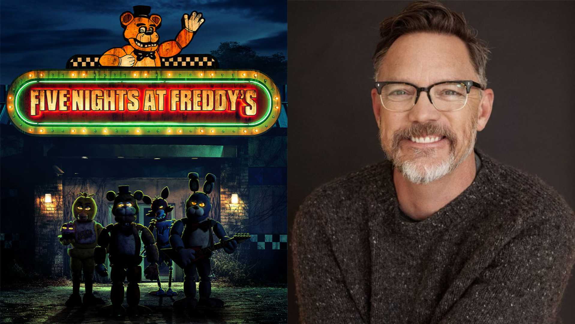 Matthew Lillard Filming Five Nights At Freddy's 2