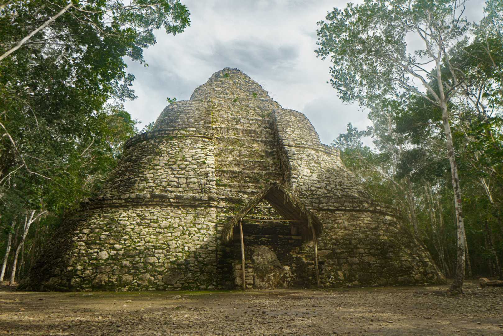 Mayan Settlement Yucatan Peninsula Jungle