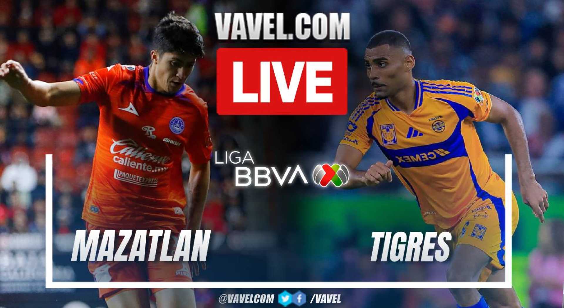 Mazatlán Fc Vs Tigres Uanl Soccer Match