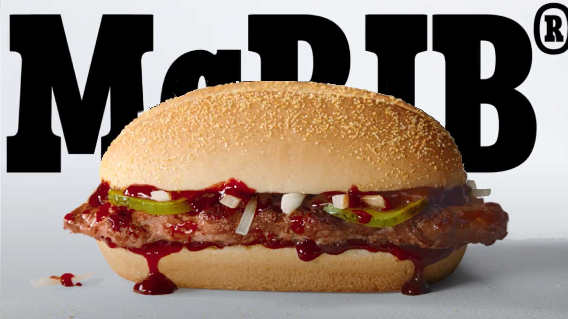 Mcdonald's Mcrib Sandwich