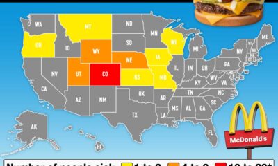 Mcdonald's Quarter Pounder E. Coli Outbreak Map