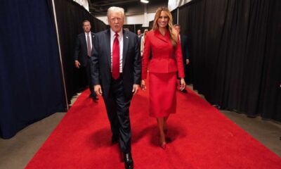 Melania Trump Introducing Donald Trump At Rally