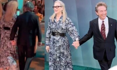 Meryl Streep And Martin Short Holding Hands At Only Murders In The Building Premiere