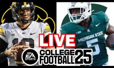 Michigan State Vs Iowa Football Game