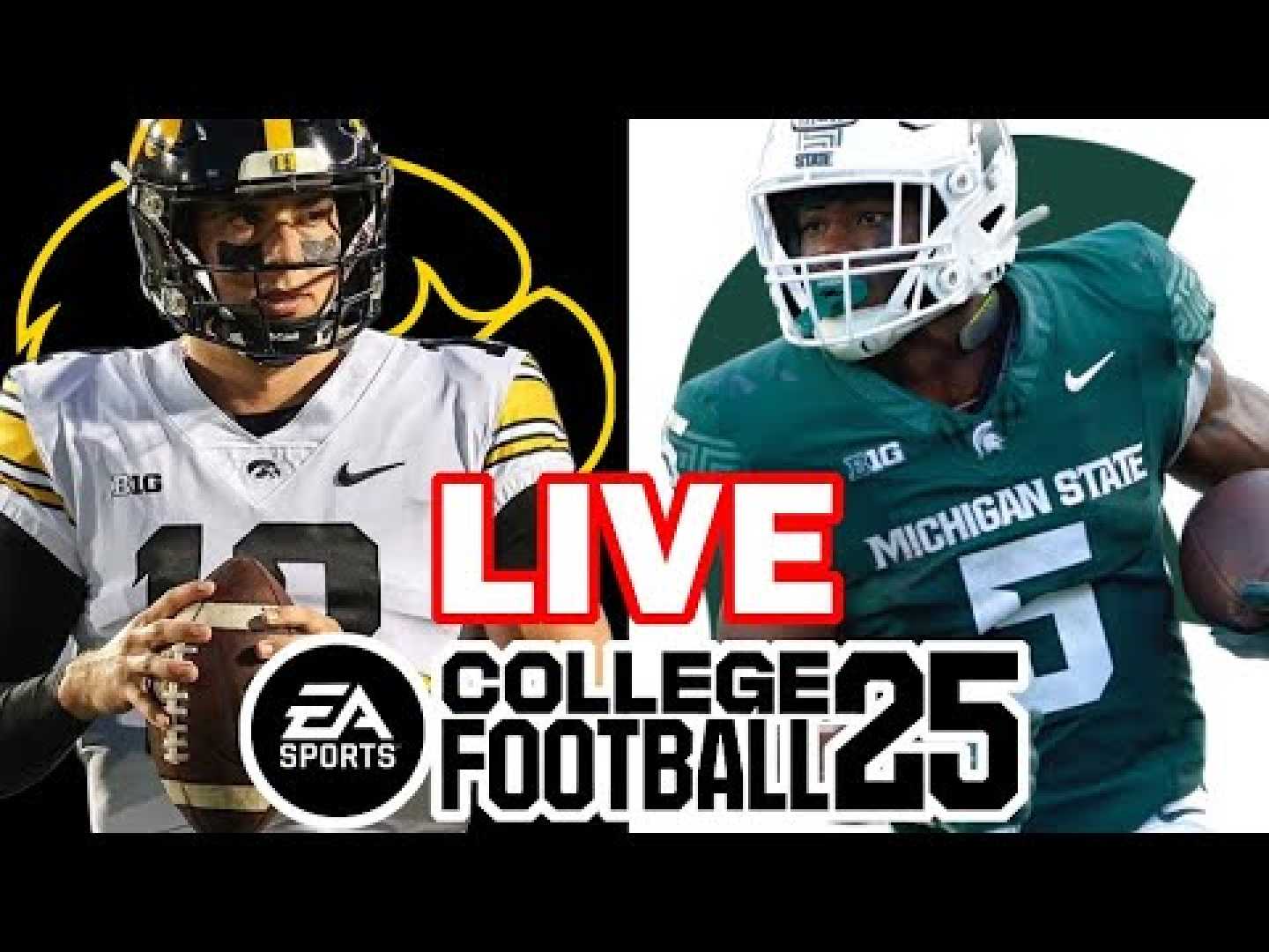 Michigan State Vs Iowa Football Game